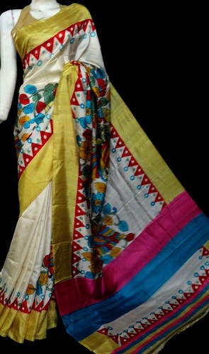 Hand Painted Silk Saree