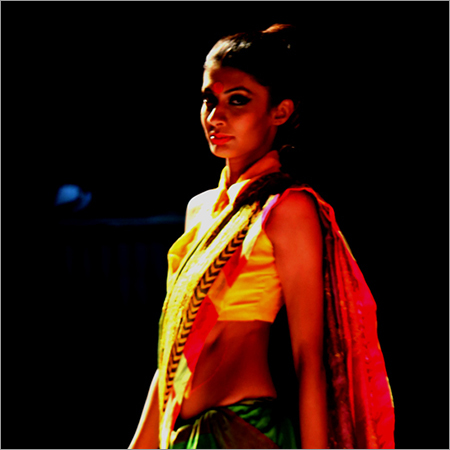 Indigenus Paints on Saree