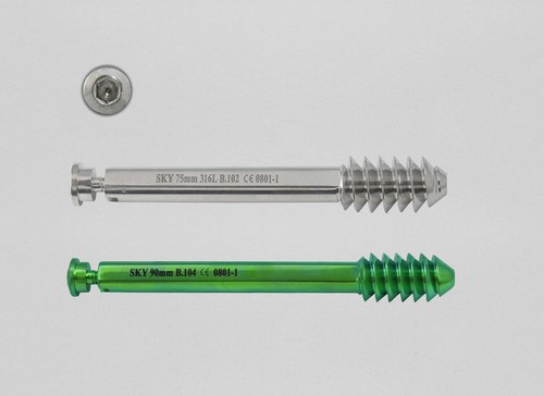 Green And Silver Dynamic Hip Screw