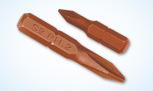 Philips Single Head Screw Driver Bits - PH 2, 25mm Length | IS 12168 Grade