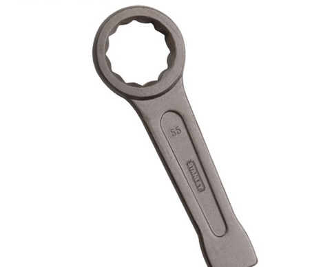 Stanley Ring Spanner - 115mm Ring End Slogging Wrench | Durable Mechanical Tool for Versatile Applications