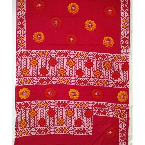 Chanderi Silk Batik Saree