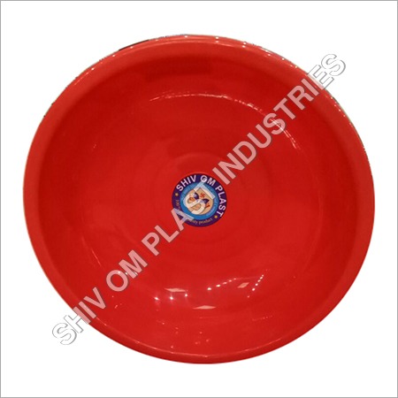 Heavy Duty Plastic Ghamela - Virgin Plastic, 17" Size, UV Proof, Lightweight, Bowl Pattern Shape, Customized Colors Available | Easy to Use, Fine Finish