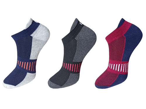 Men's Multicolored Ankle Socks