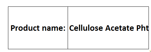 Cellulose Acetate Phthalate - Pharmaceutical Grade Powder, Density 1.3 g/cm³ | Enteric Coating, Controlled Release, Biocompatible, Film Forming