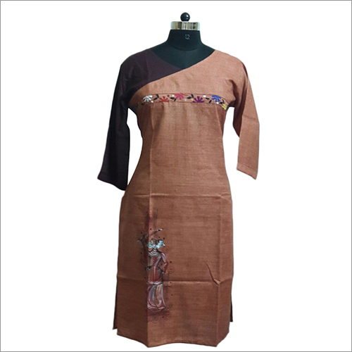 Hand Painted Khadi Kurti