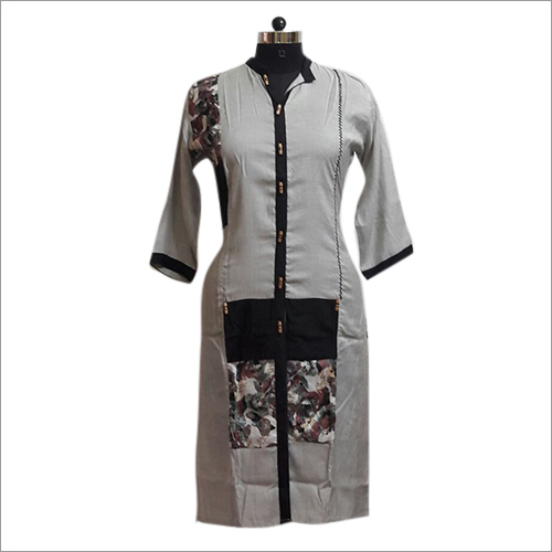 Patch Work Cotton Kurti