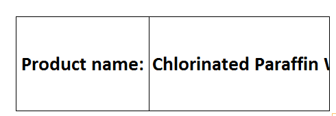Chlorinated Paraffin Wax