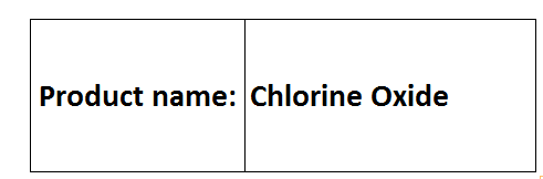 Chlorine Oxide