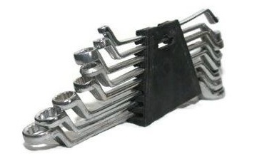 Ring Spanner Set - 8 Piece, 8-20 mm Sizes | Durable Design for Versatile Applications in Mechanical and Automotive Industries