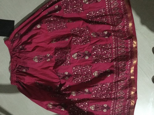 Pink Cotton Skirt