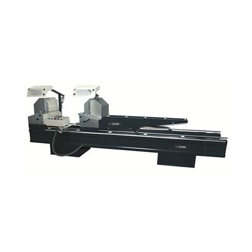 Double Head Cutting Machine - Metal Cutting 5x1x1.75 m Size | Automatic Feeding PLC Control Water Chiller 440 Volt 700 kg Weight