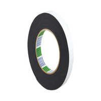 Double Coated Tape - Acrylic, 1/2 Inch X 36 Yards, Black | Low Fogging, High Shear Resistance, Residue Free Removability