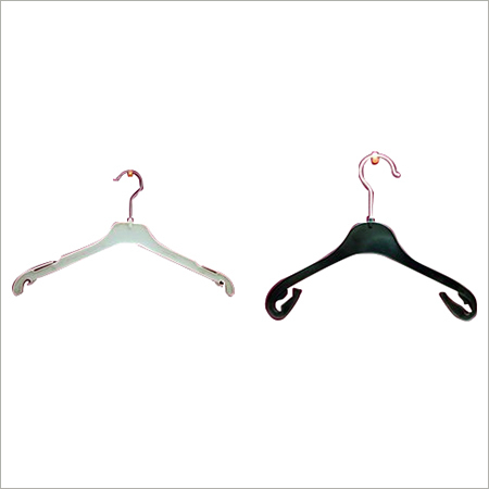 Plastic Hangers - 17 Inches, Matte Black | Durable, Lightweight, Versatile, High Load Capacity