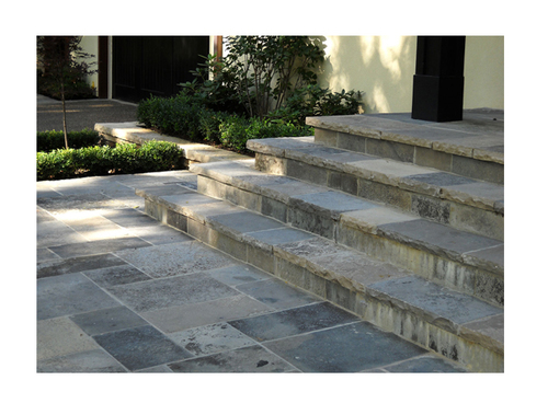 Grey Stone Entrance Steps