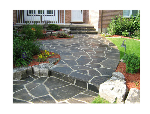 Grey Natural Stone Pavement