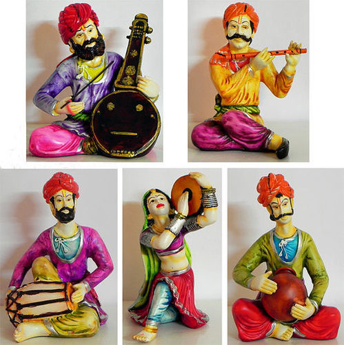 Rajasthani Dancer and Musicians Set