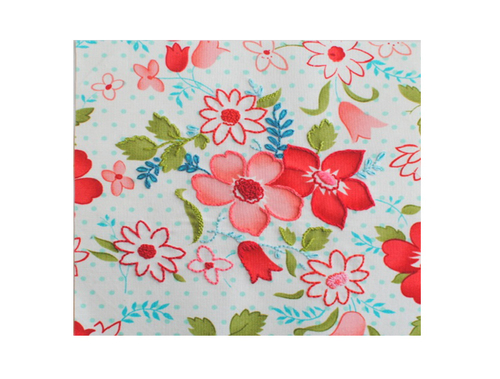 Embroidery Printed Fabrics