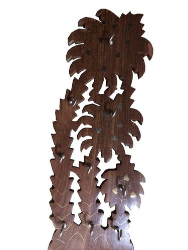 Desi Karigar Handmade Wooden Key Hanger Holder Wall Dcor