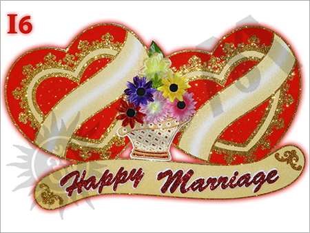 Wedding Thermocol Glossy Decorative Items