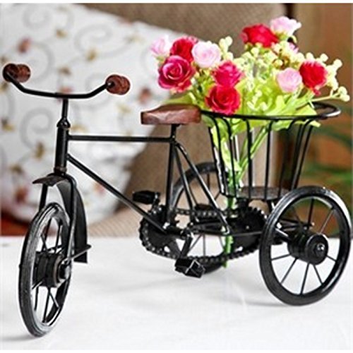 Wrought Iron Handicraft Rikshaw Showpiece