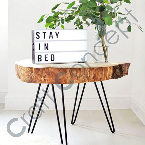Crafted Wooden Slice Coffee Table