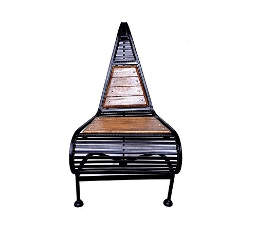 Desi Karigar Wrought Iron Chair In Classic Design