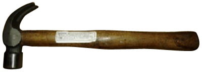 Claw Hammer - EN-9 Hardened Steel Head, Treated Kikkar Wooden Handle , Heat Polished for Durability and Enhanced Performance