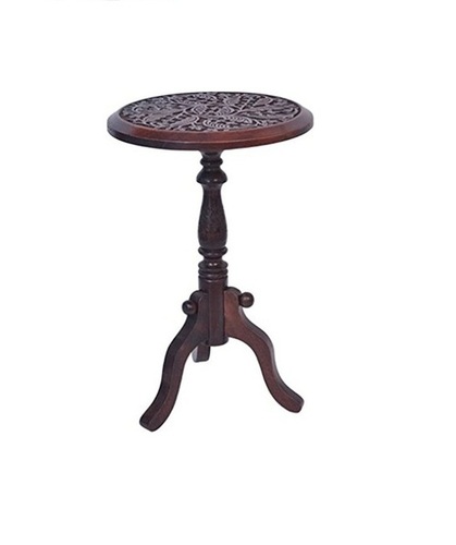 Desi Karigar Sheesham Wood Fodable Table 12x18 Inches
