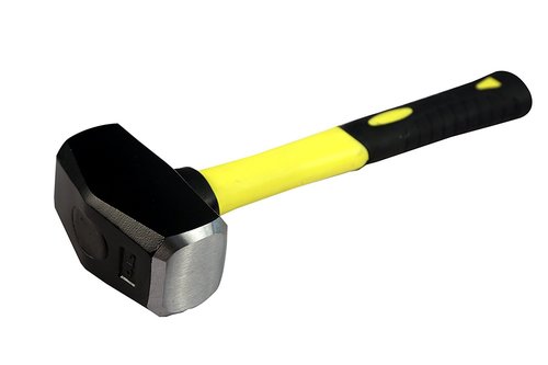 Club Hammer - High Carbon Steel, 16 Inch, Fiberglass Handle | Drop Forged, Heat Treated, Induction Hardened, Non-Slip Grip