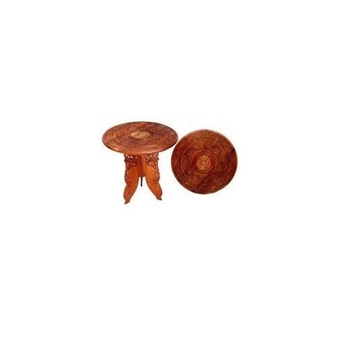 Desi Karigar Wooden Antique Foldable Table Size(LxBxH-12x11x15) Inch