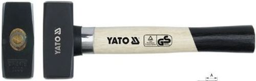 Safety Stoning Hammer - Head Length 95 mm, Overall Length 260 mm, Face Diameter 40 mm | DIN 6475, Model YT-4550, Ideal for Safe Stone Work