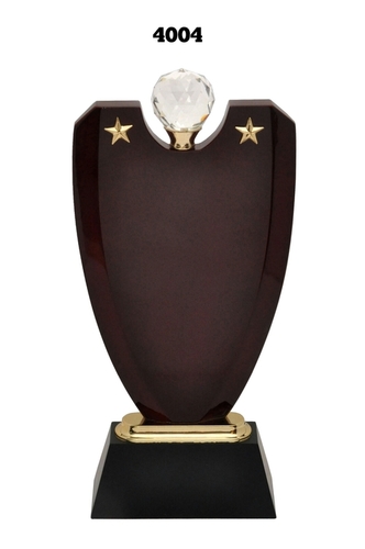 wooden trophy