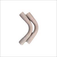Band Pipe - High-grade Pvc, Angled Design In Various Dimensions, Glossy White Finish | Easy To Install, Fireproof, High Impact Strength, Cracking Resistant
