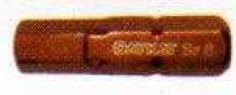 Screw Driver Bit - S2 Material, 3 mm Size, 25 mm Length, Brown Color, Hexagonal Head, Mirror Copper Finish | Durable Tool Type