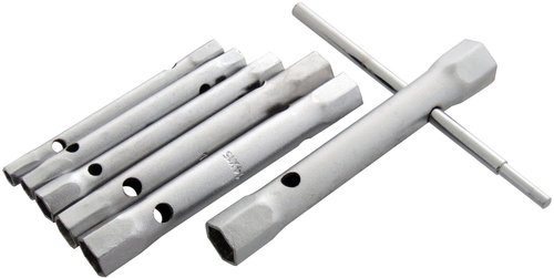 Tubular Box Spanner Set with Tommy Bar