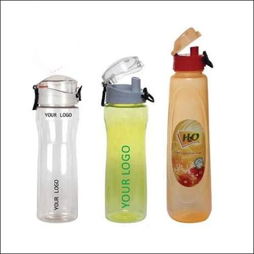 Grip-On: Push button bottle with silicon grip (600ml approx)