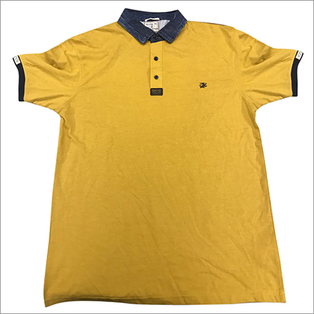 Yellow Designer Cotton T-Shirt