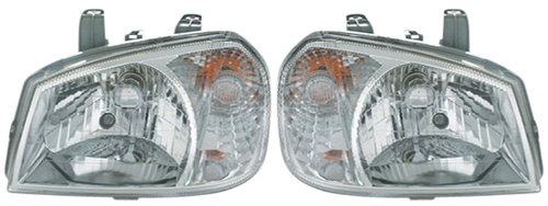 Head Lamp Assembly - Plastic Glass, 12x8x5 Inches, Clear | Bright Light, Easy Fit, Durable, 12V 60W, 1 Year Warranty
