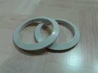 Desi Karigar Wooden Bangles - White ( White, 2.5 inch )