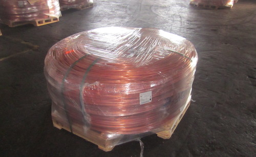 Reddish Orange Copper Wire In Spools
