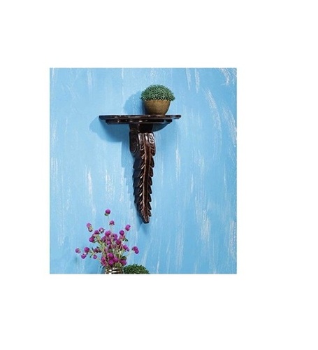 Desi Karigar Solid Wood Wall Decor Big Rack Shelf