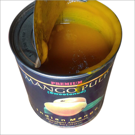 Tin Packed Mango Pulp