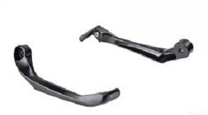 Brake Side Levers - Aluminum Alloy 22mm Clamp, 120mm Length, Anodized Black | Precise Braking, Comfortable Grip, Adjustable Circlip