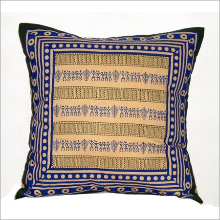 Handmade Printed Cushion Cover Dimensions: 40 Centimeter (Cm)