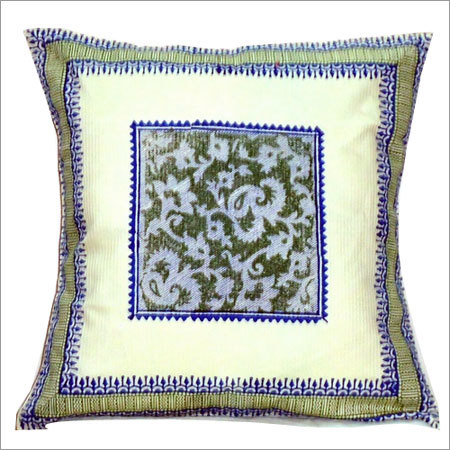 Cotton Handmade Printed Cushion Cover