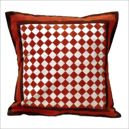 Handmade Chess Printed Cushion Cover
