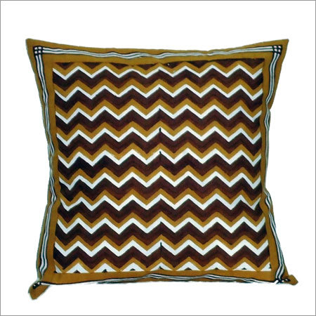 Hand Colored Printed Cushion Cover