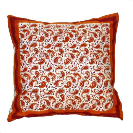 Stylish Hand Printed Cushion Cover