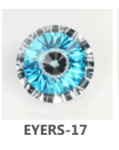 Zircon Multicolor Eye Round Stone